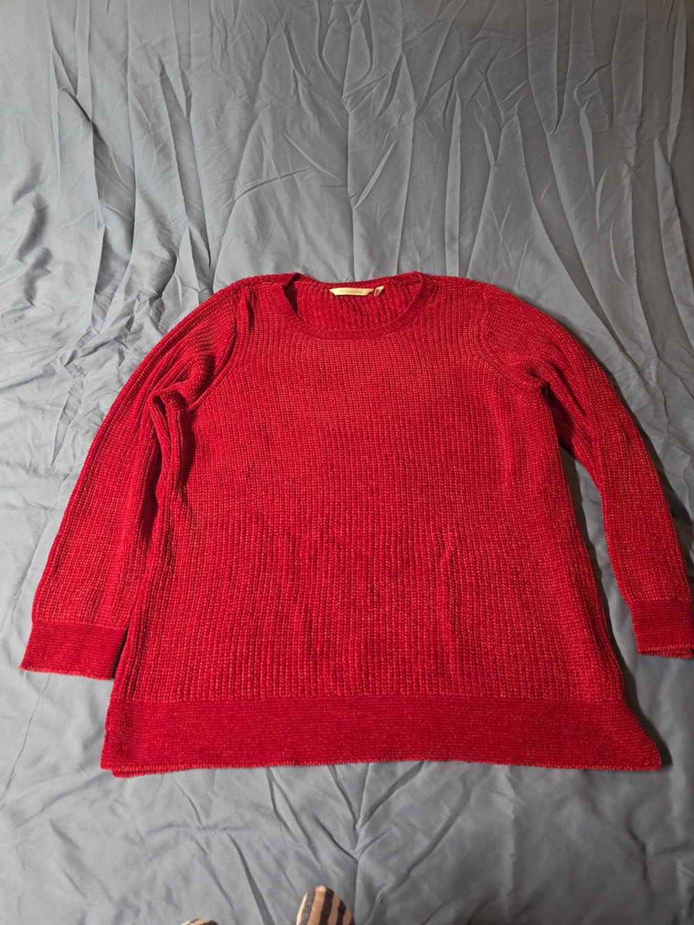 Soft Surroundings Red Sweater - 1X Crewneck Soft
